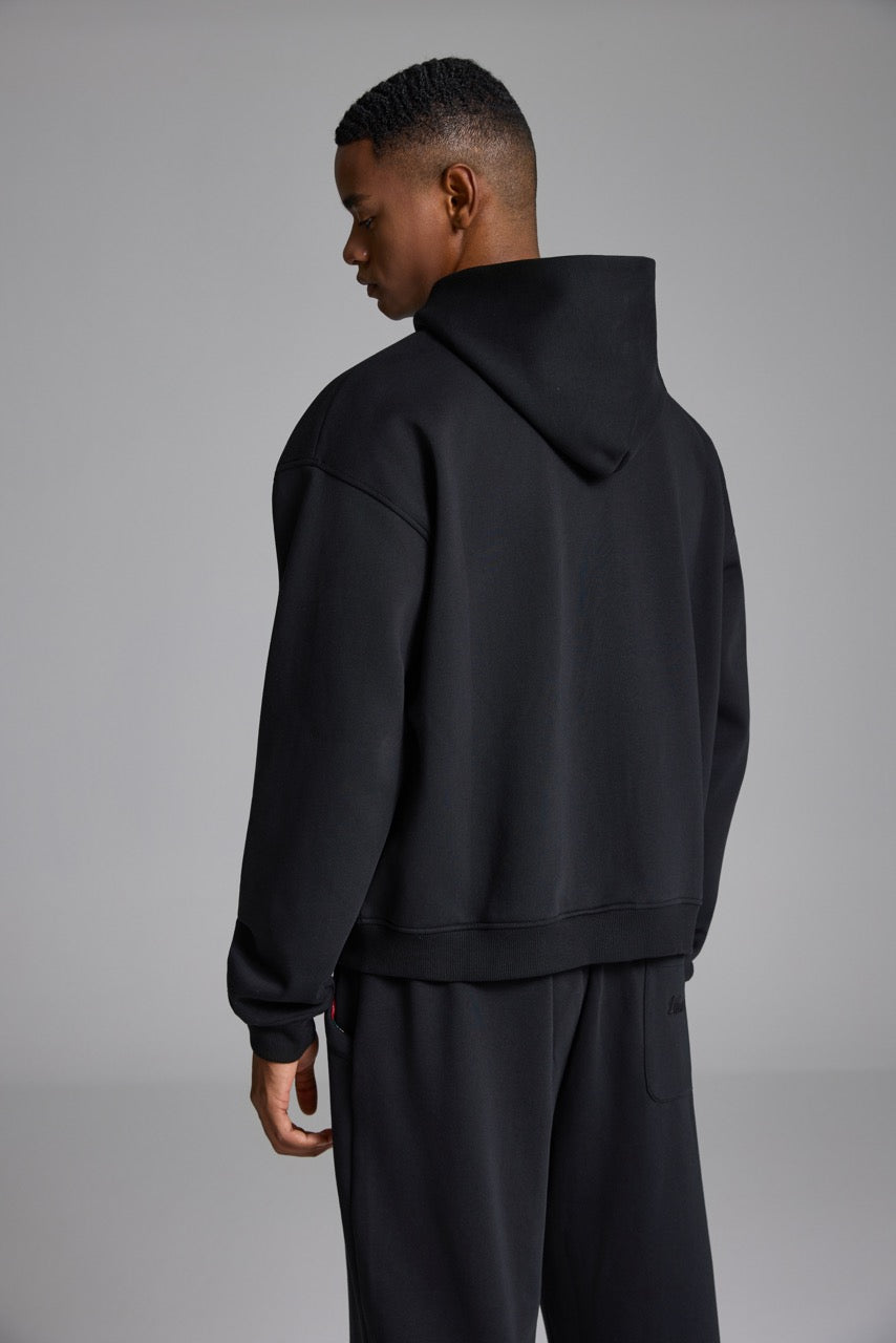 LINDEN Zip Jacket Black