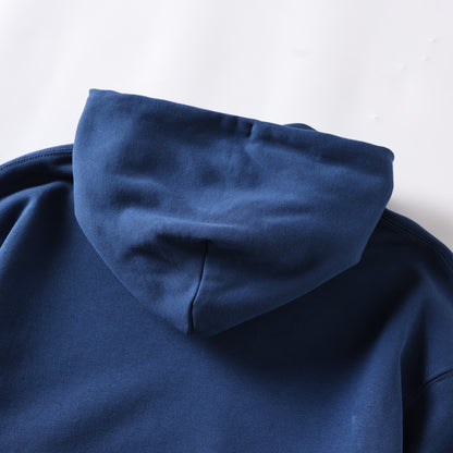 Basic Cotton Hoodie Grey