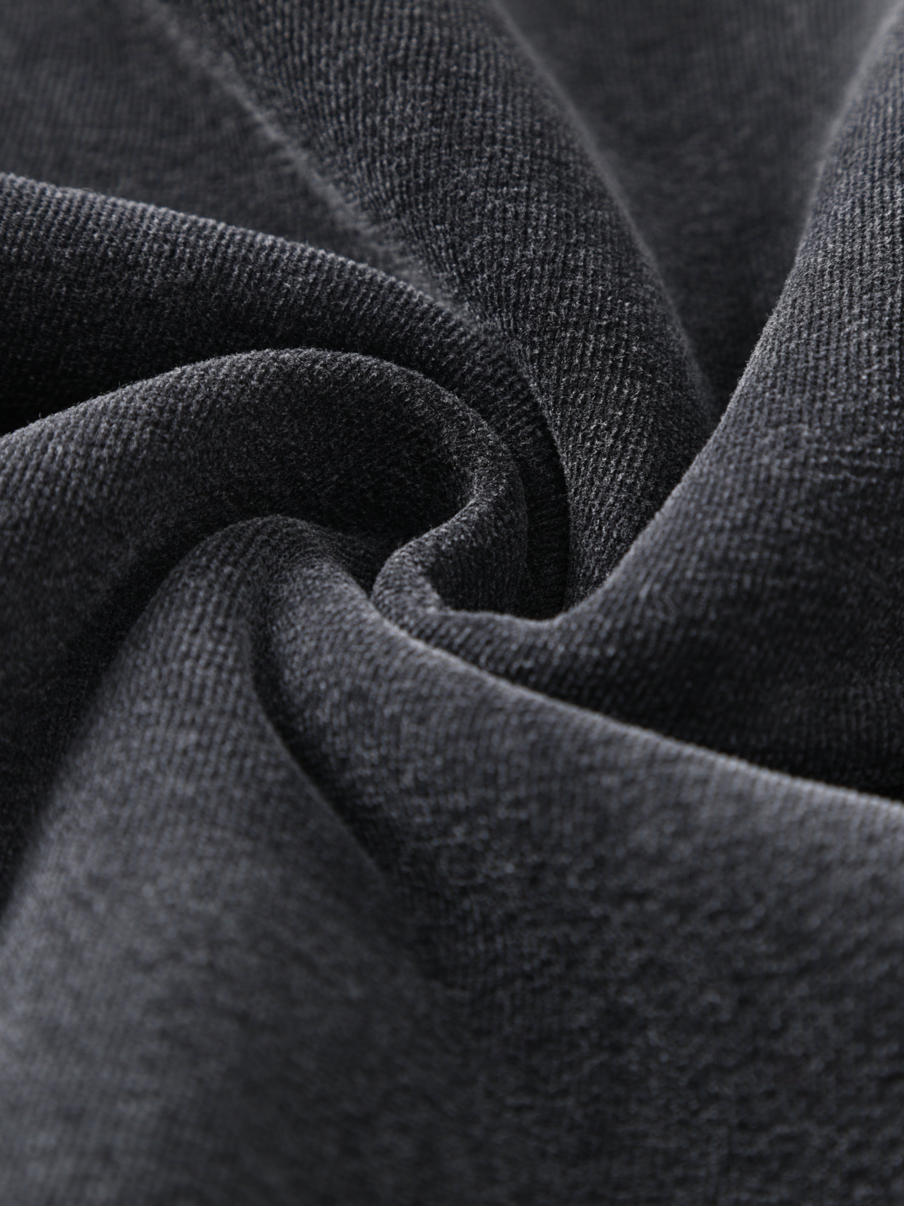 DOWNTOWN Washed Hoodie Black