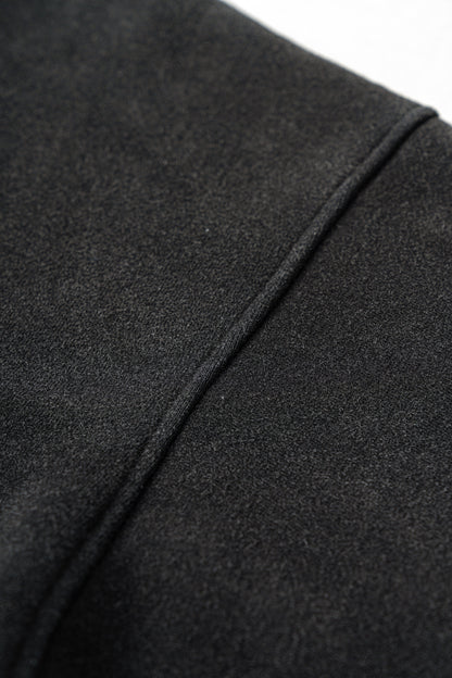 Basic vintage hoodie Black