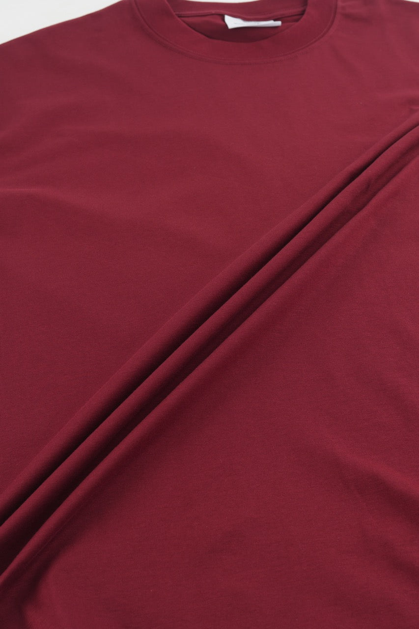 Drop Shoulder T-shirt Wine