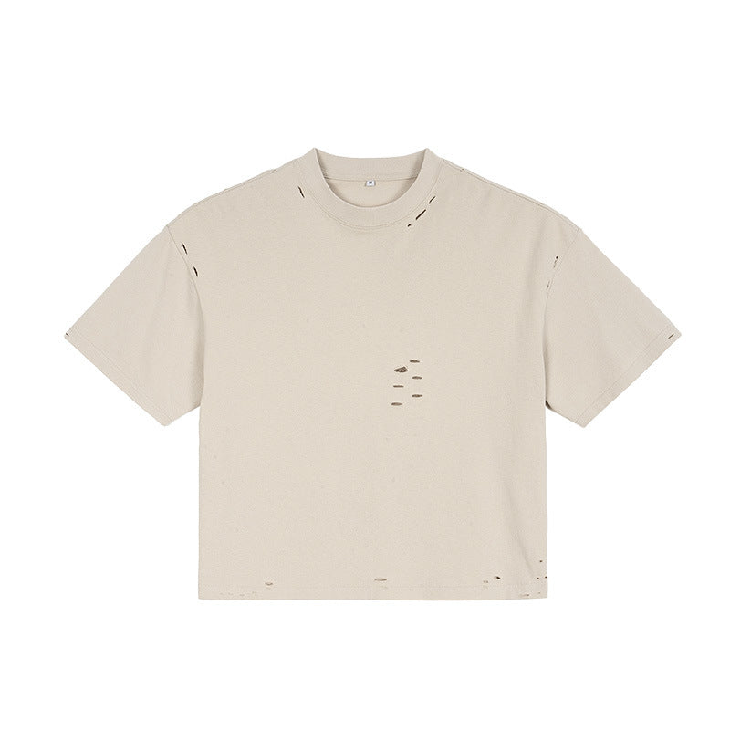 Vintage worn short T-shirt WM232