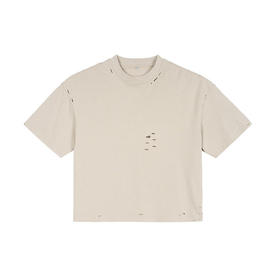 Vintage worn short T-shirt WM232