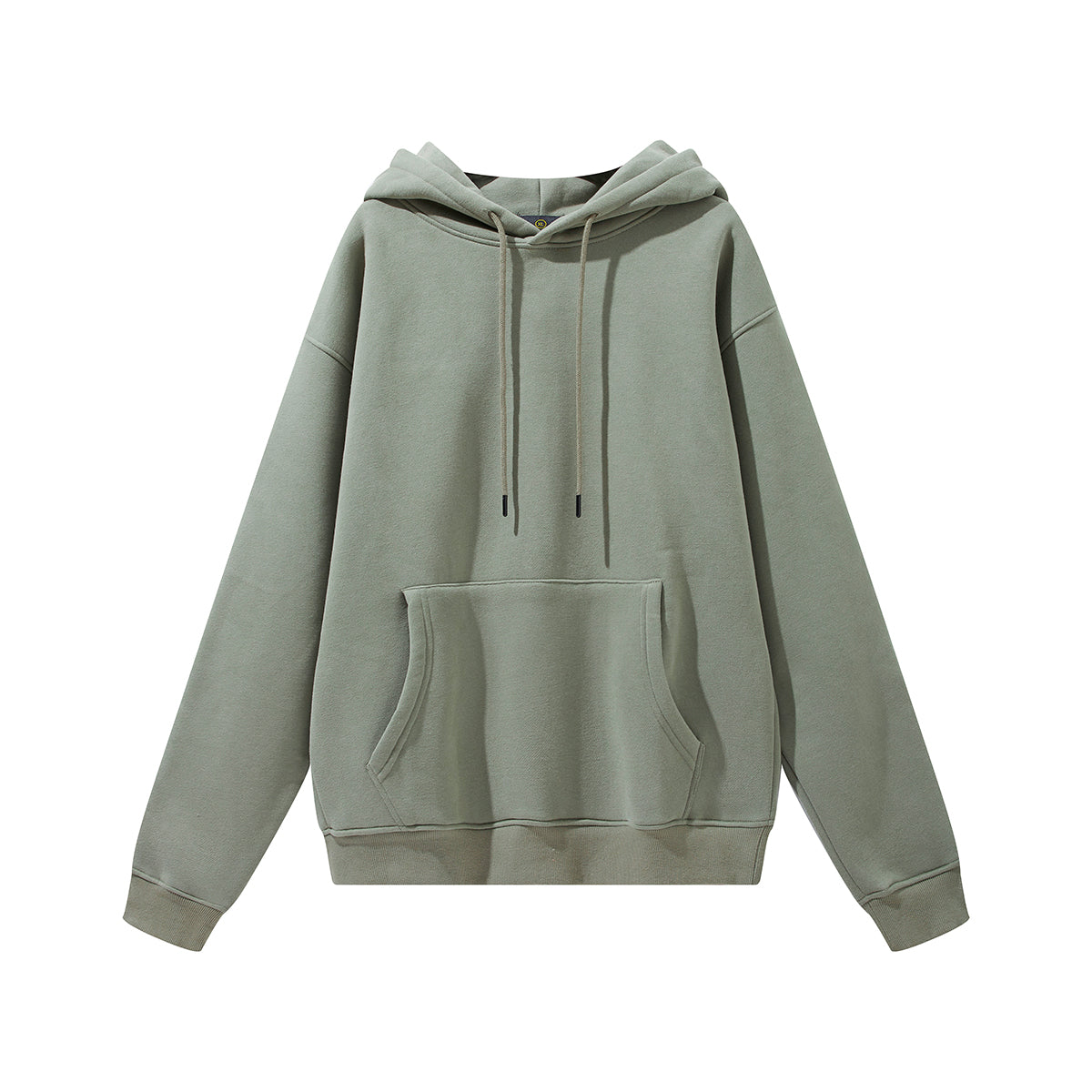 Velvet solid color hooded sweatshirt WM168BE2622