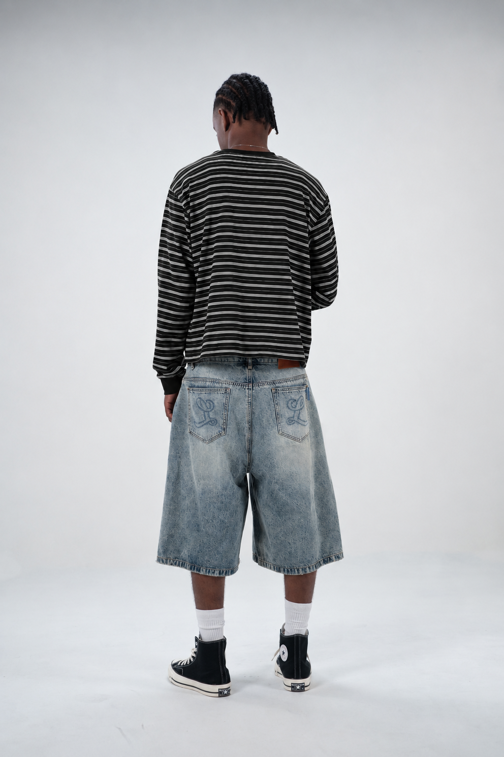 Striped Long Sleeve - Black