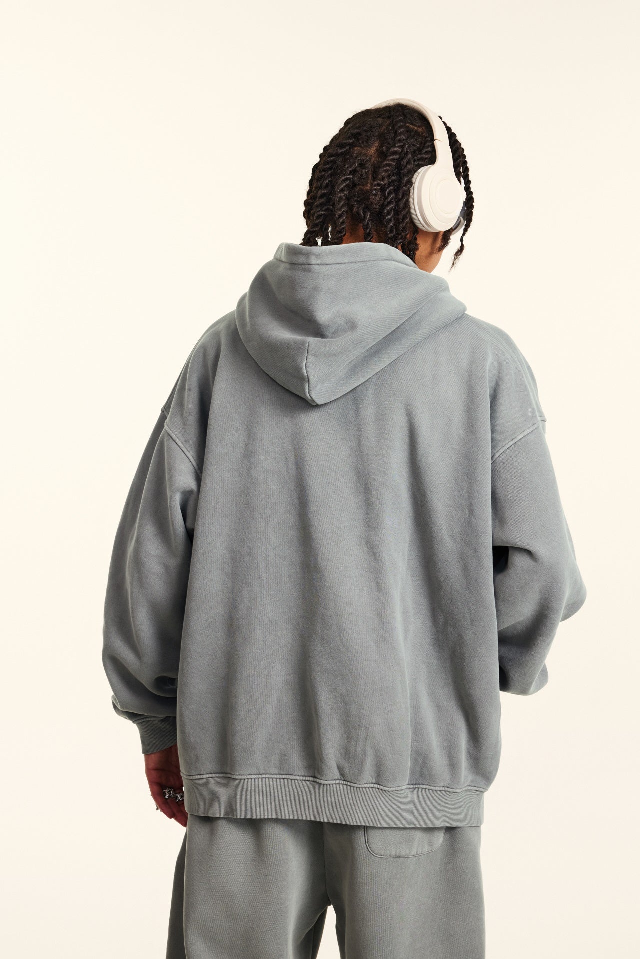 Basic vintage hoodie Grey