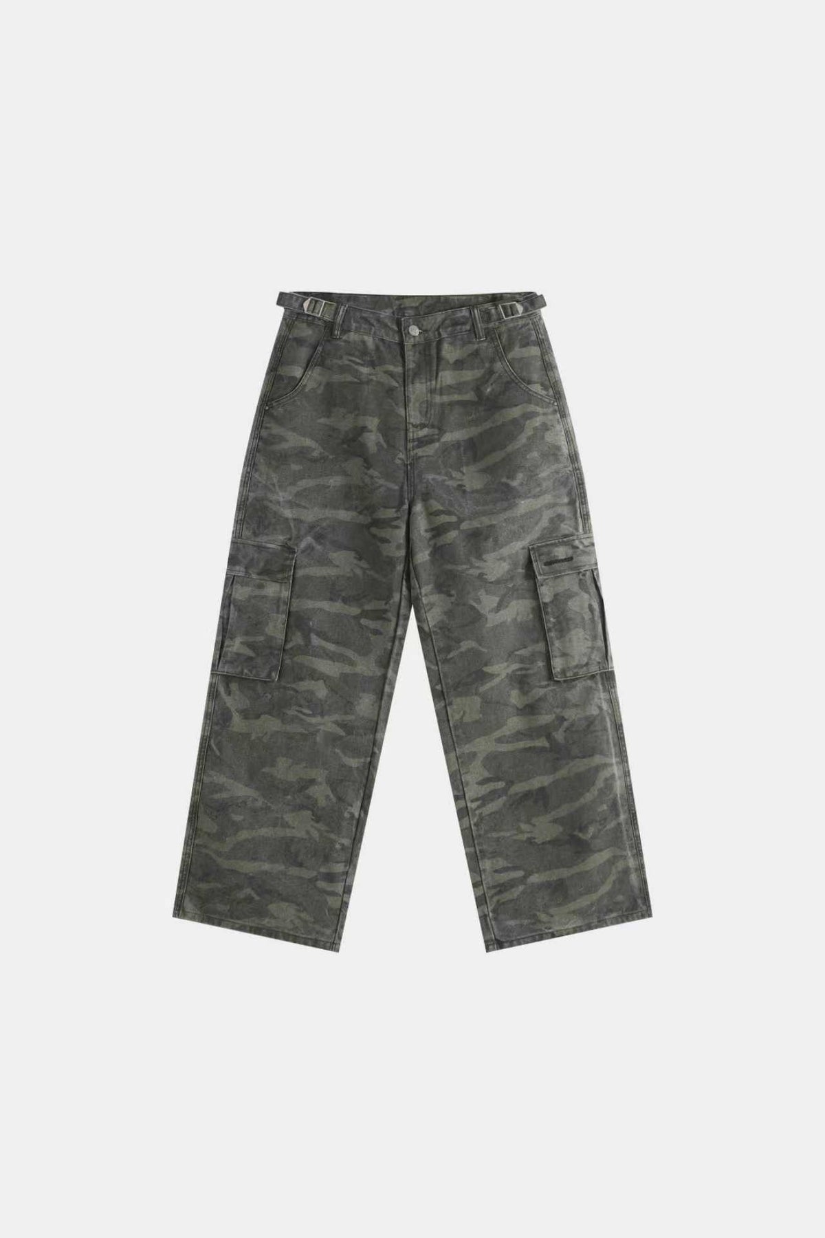 Baggy Cargo Pants - GreenCamo