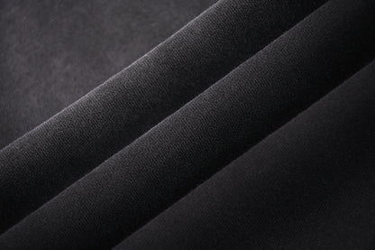 Washed Basic Sweatpants Black