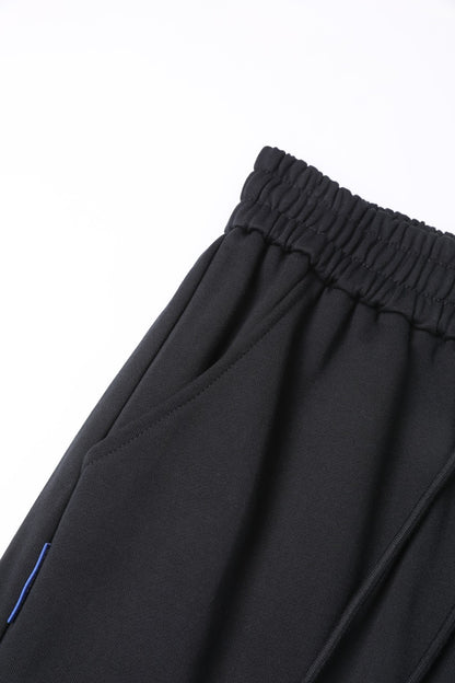 LINDEN Straight Sweatpants Black