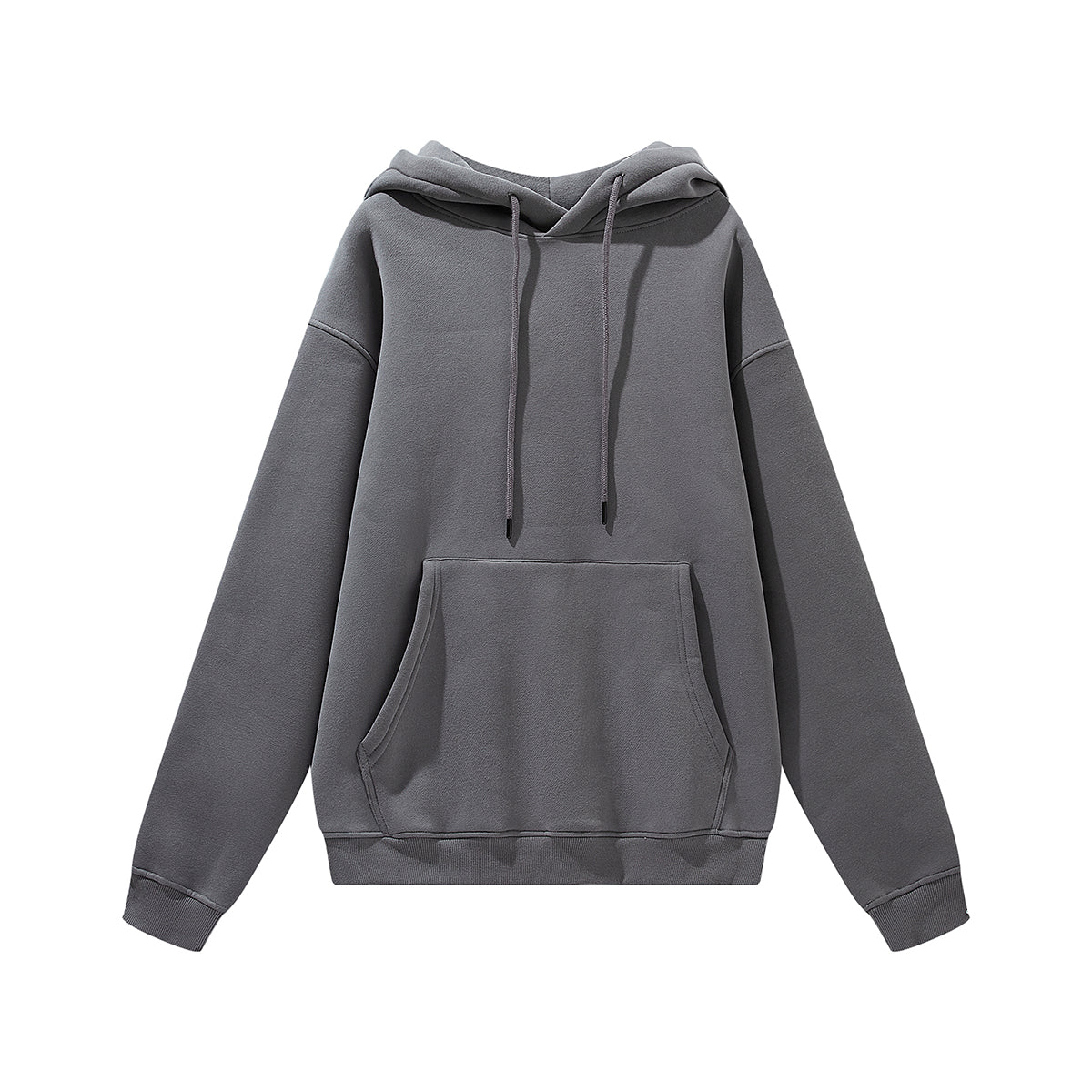 Velvet solid color hooded sweatshirt WM168BE2622