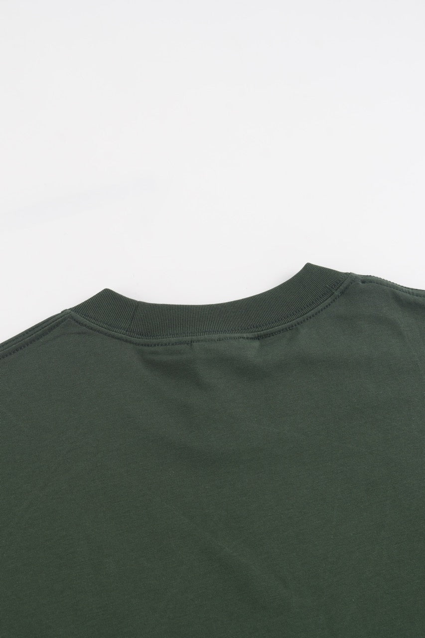 Drop Shoulder T-shirt ForestGreen