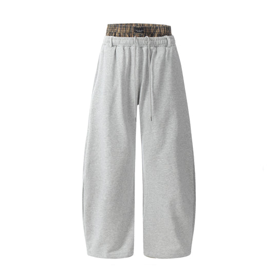 Double-Waist sweatpants Grey