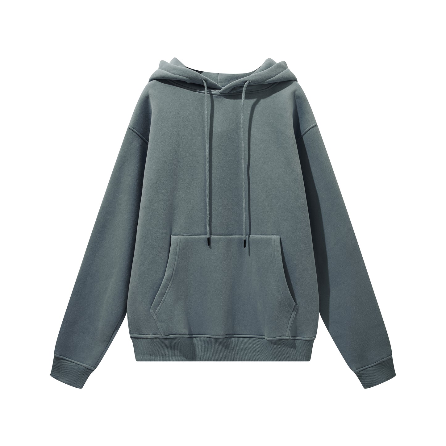 Velvet solid color hooded sweatshirt WM168BE2622