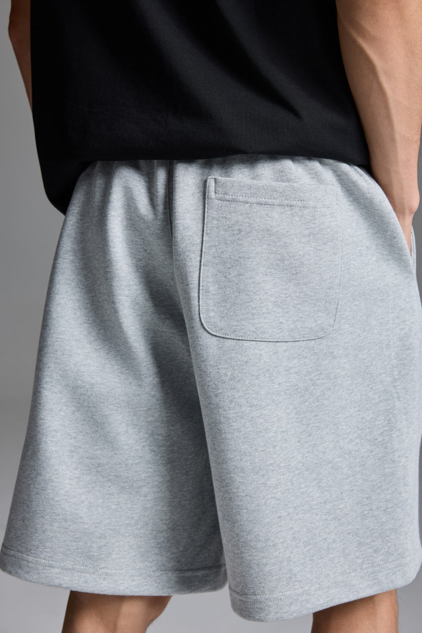 Scuba Knit Shorts Grey