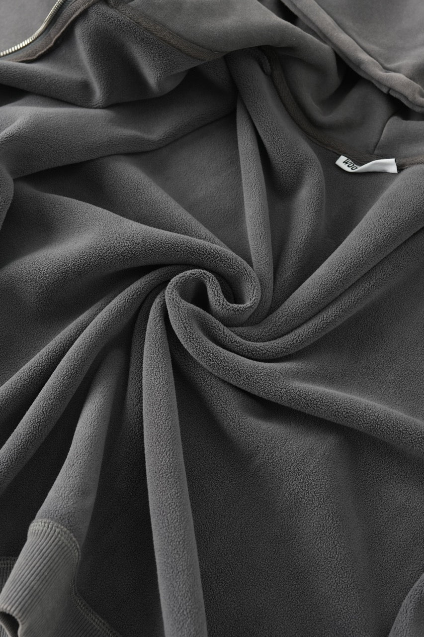 LINDEN ZIP JACKET CHARCOAL