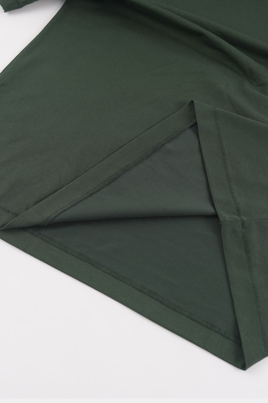 Drop Shoulder T-shirt ForestGreen