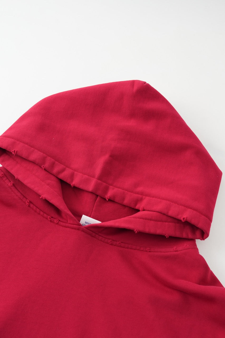 Cropped Hoodie Red