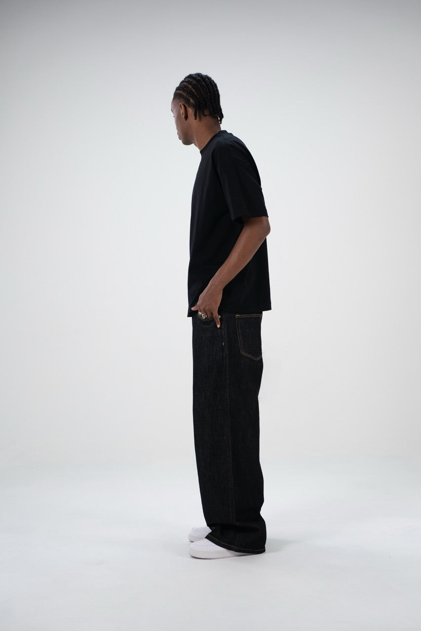 Drop Shoulder T-shirt - Black