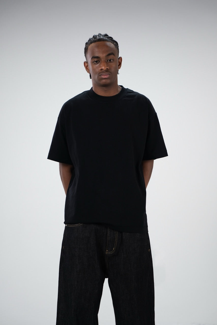 Drop Shoulder T-shirt - Black