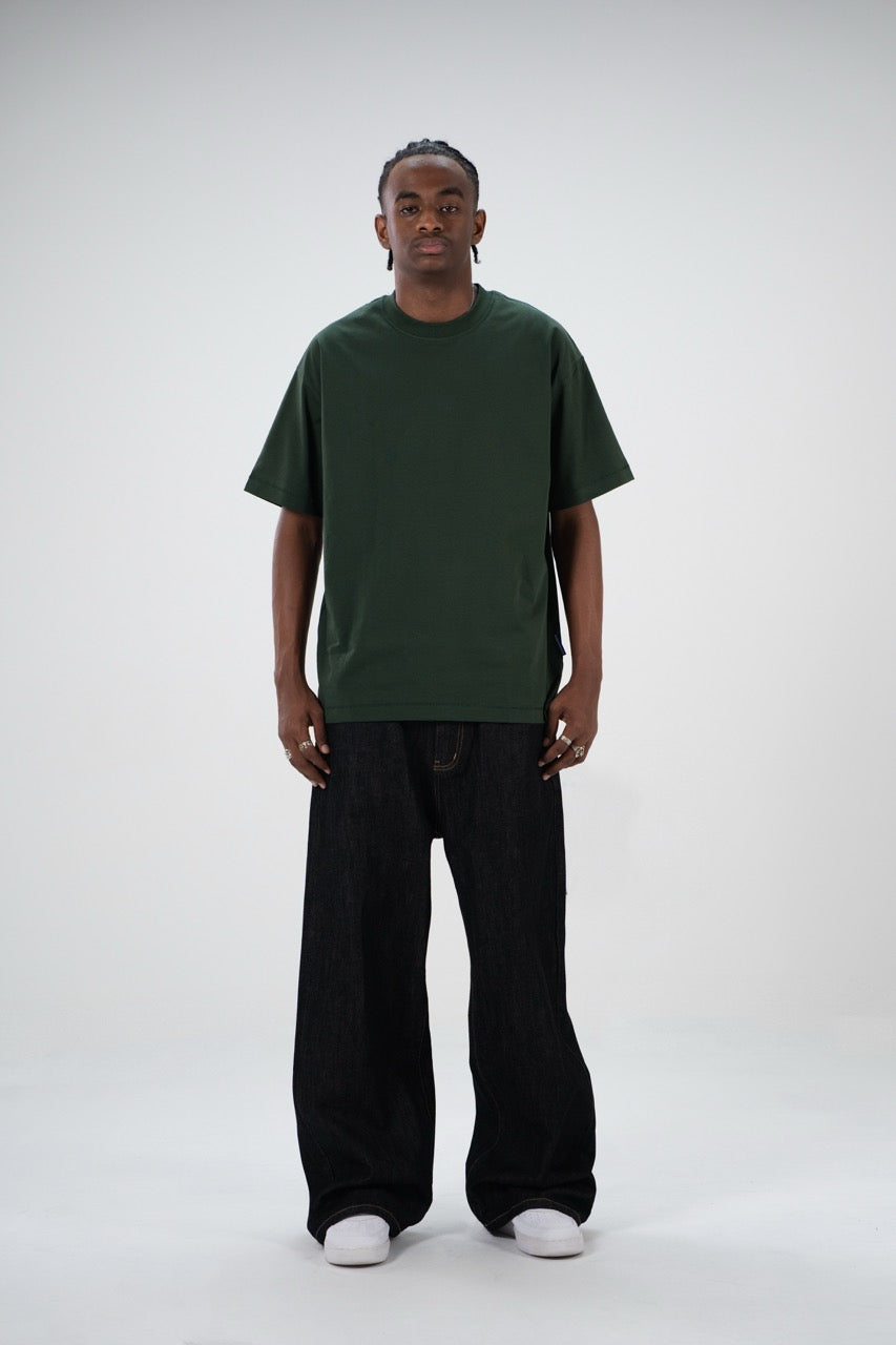 Drop Shoulder T-shirt ForestGreen