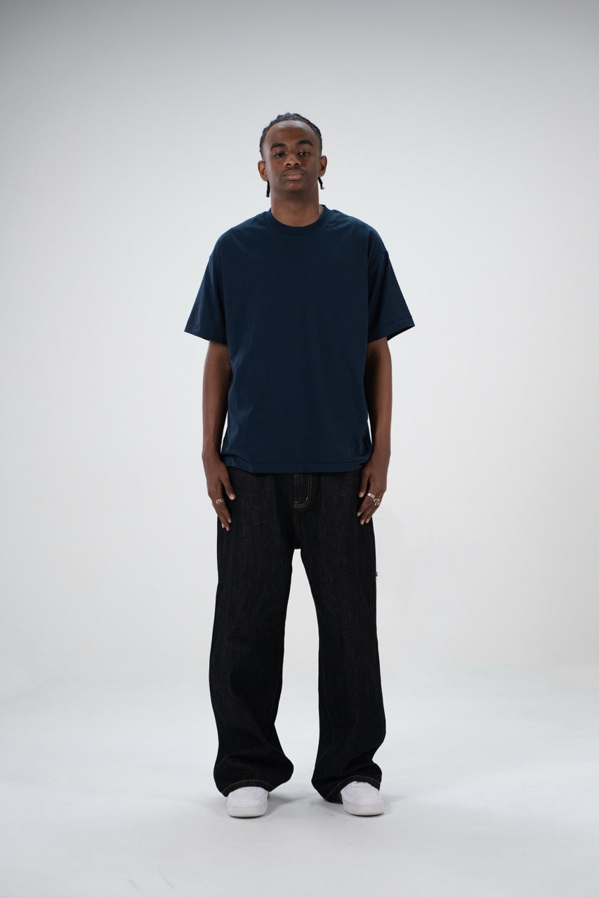 Drop Shoulder T-shirt NAVY