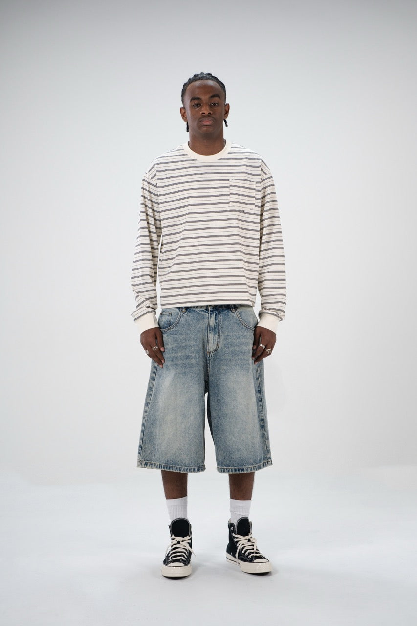 Stripe Long Sleeve - Cream
