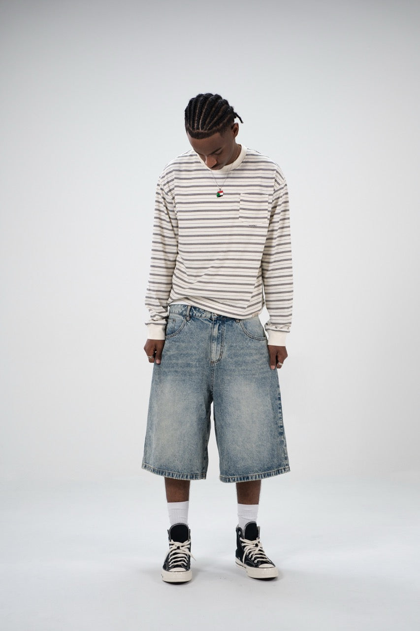 Stripe Long Sleeve - Cream