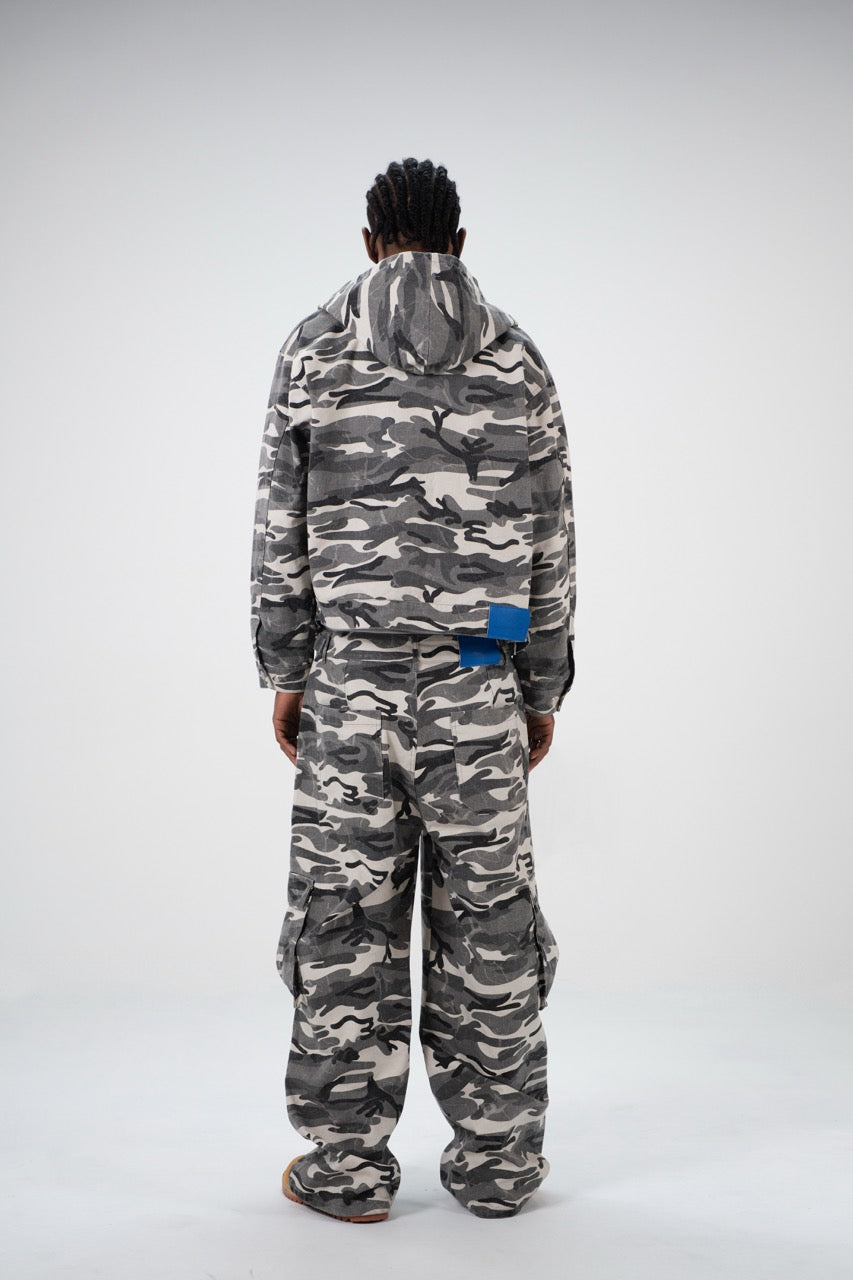 Baggy Cargo Pants - Camo
