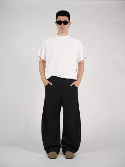 Two-Pack Cropped Tee Black