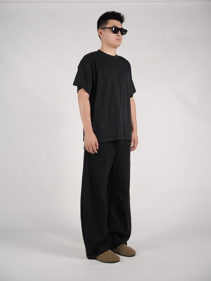 Two-Pack Cropped Tee Black