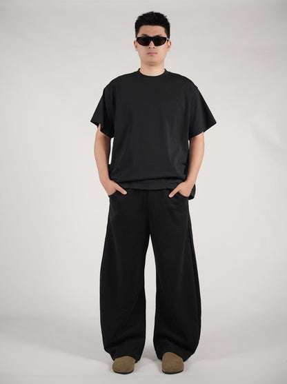 Two-Pack Cropped Tee Black