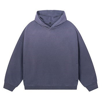 Hoodie à coupe carrée lavé