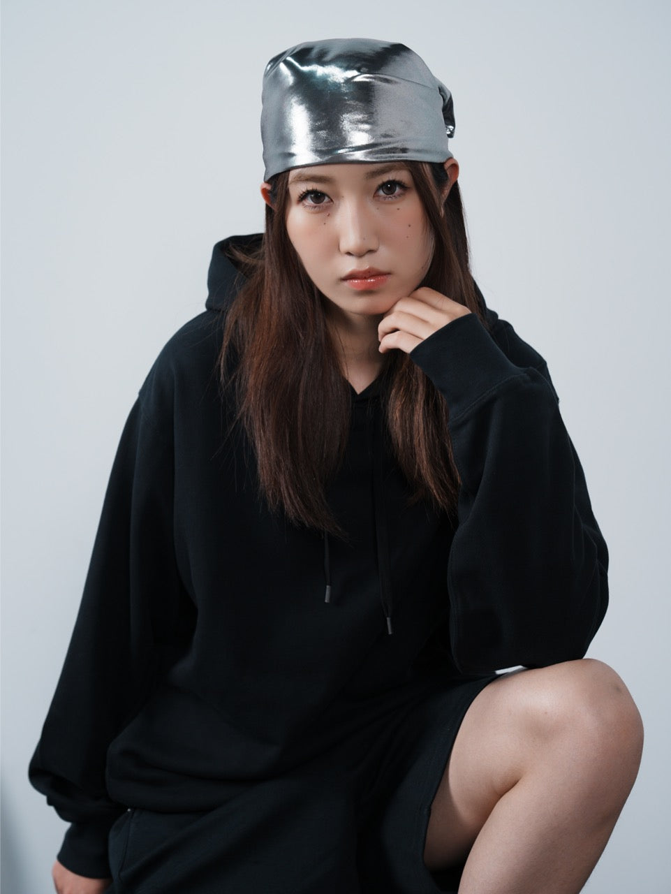 Basic Cotton Hoodie Black