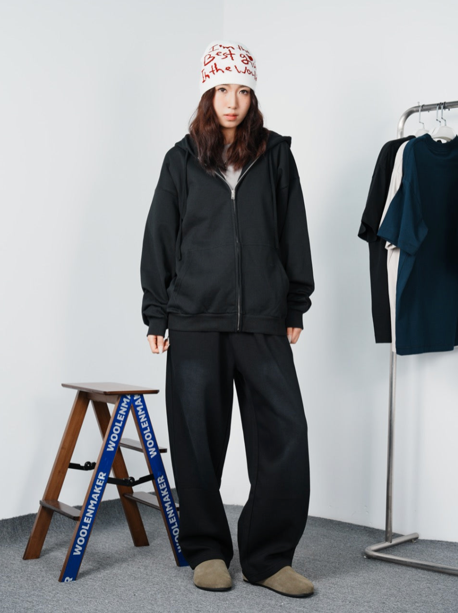 Scuba Knit Boxy Hoodie