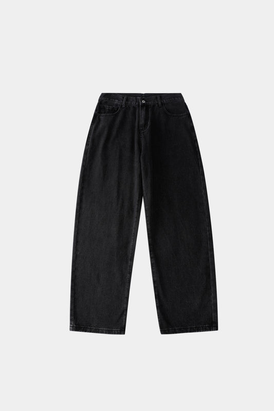 Basic Black Straight Jeans