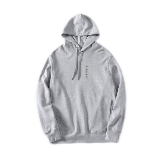 Basic Cotton Hoodie Grey