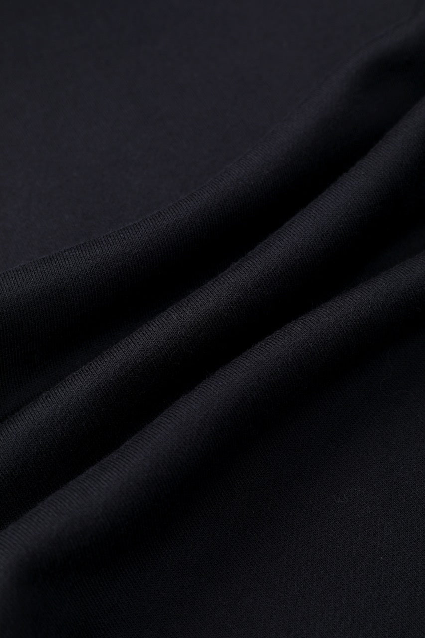 Basic Cotton Hoodie Black