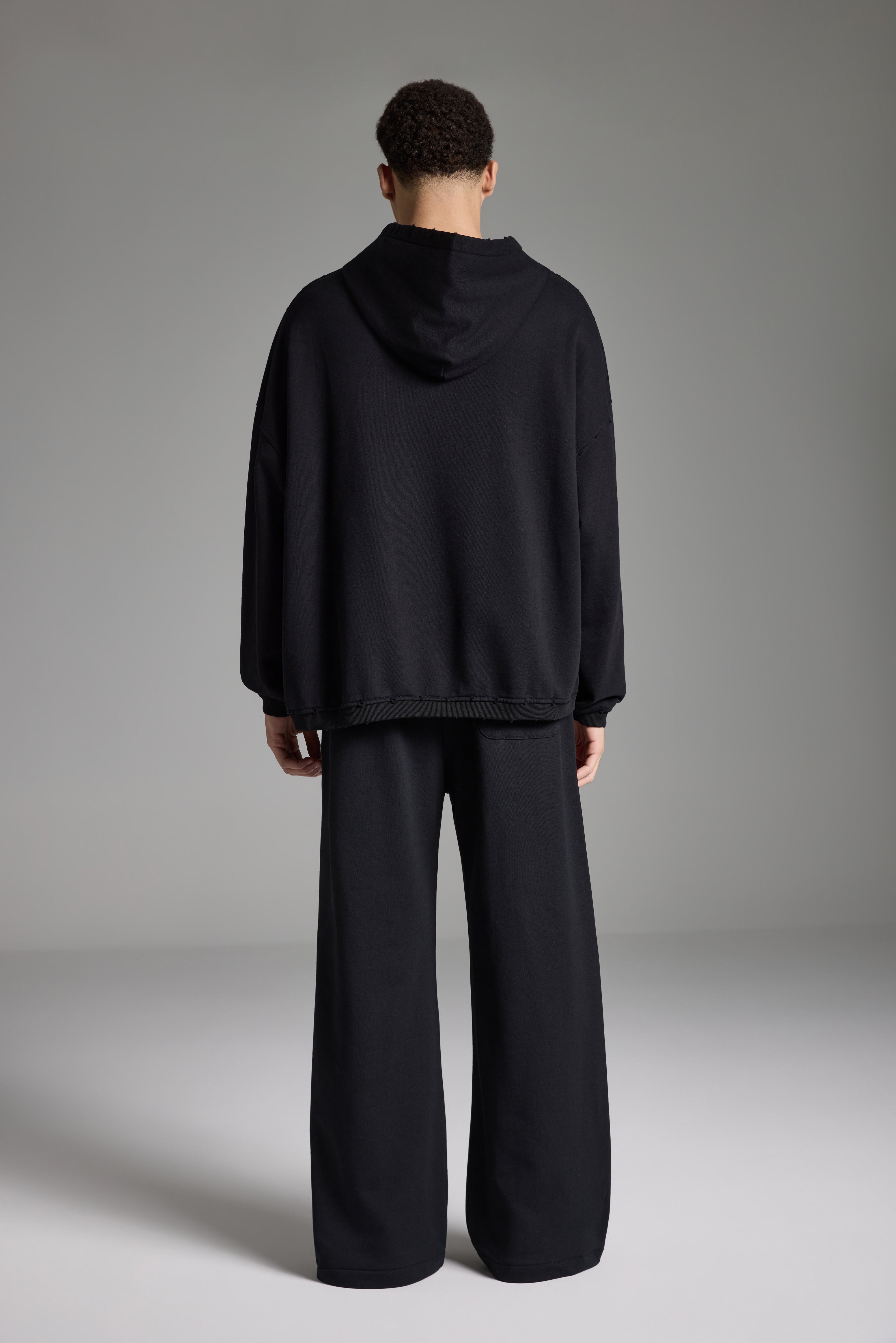 LINDEN Straight Sweatpants Black