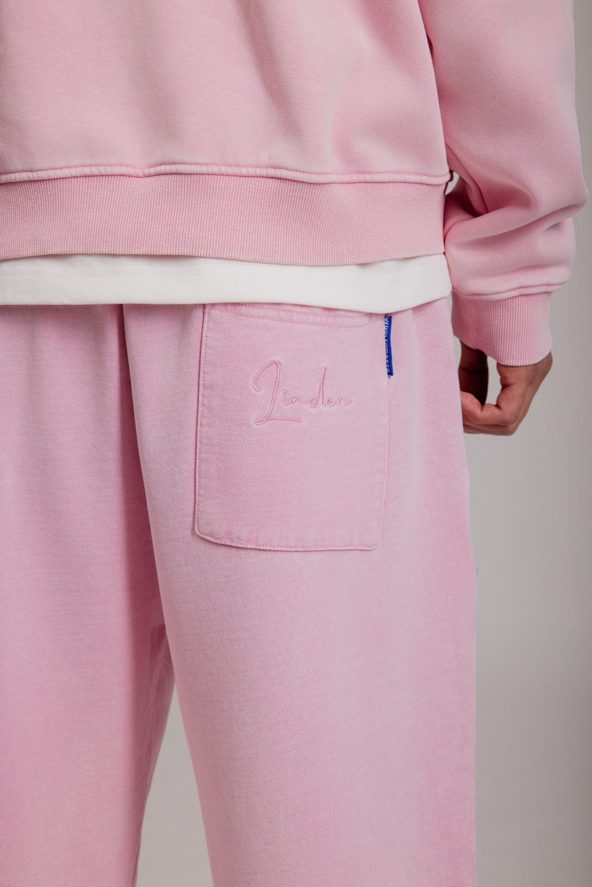 Washed Basic Sweatpants PINK