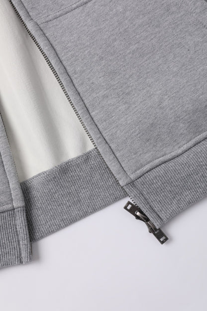 LINDEN Zip Jacket Grey