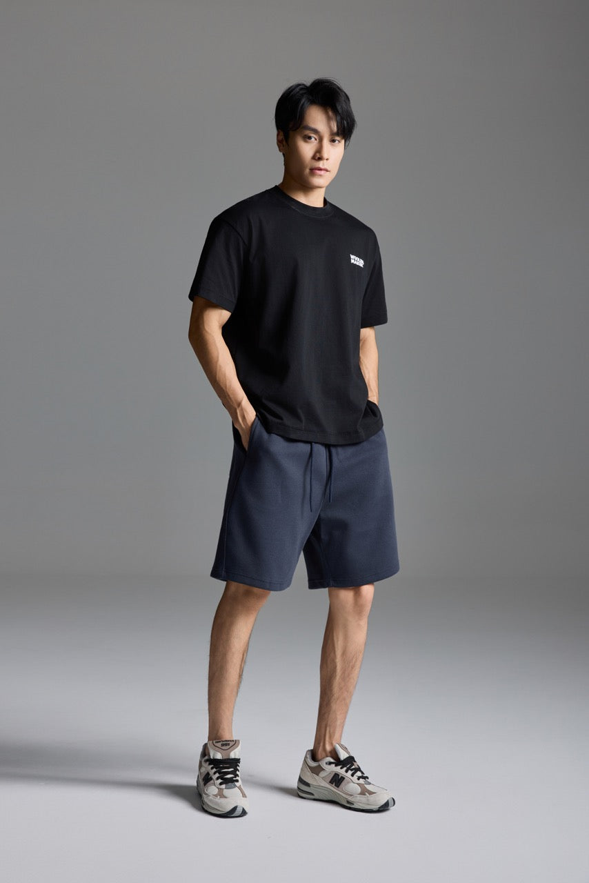 Scuba Knit Shorts Navy