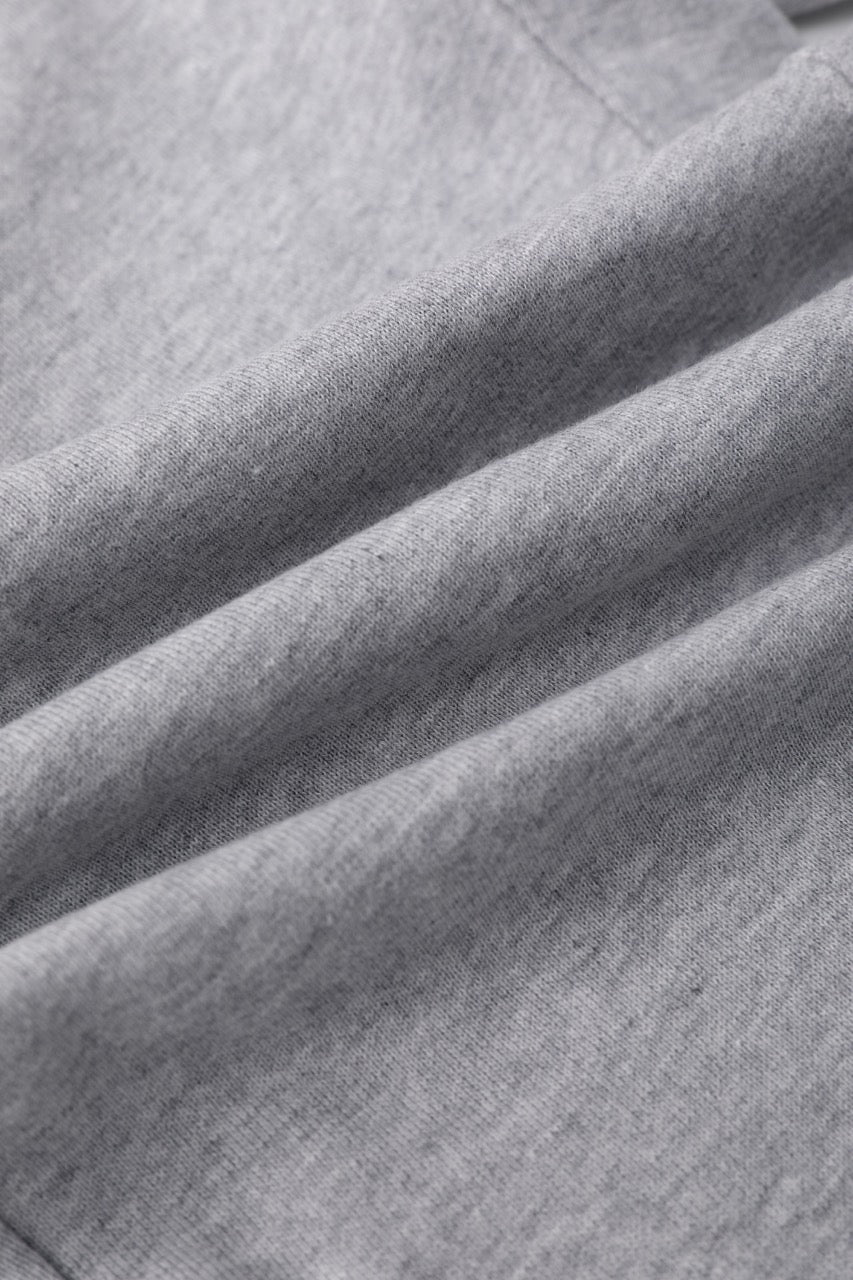 Basic Cotton Hoodie Grey