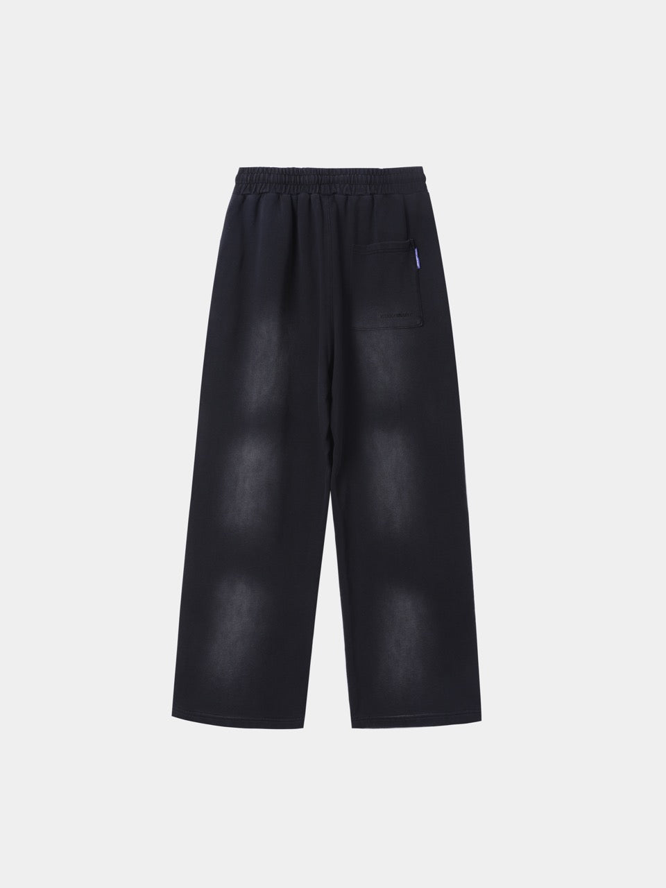 Washed Basic Sweatpants Black