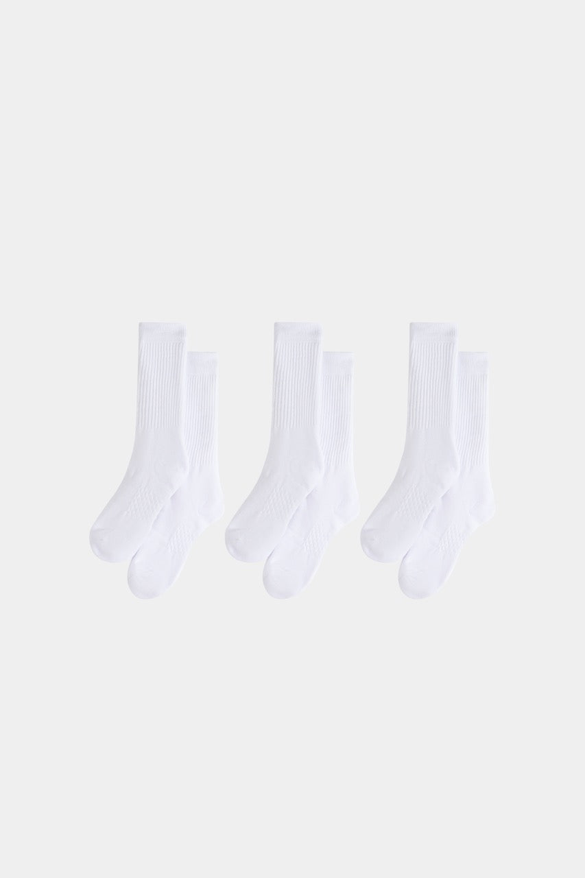 Crew Sock Pack - White