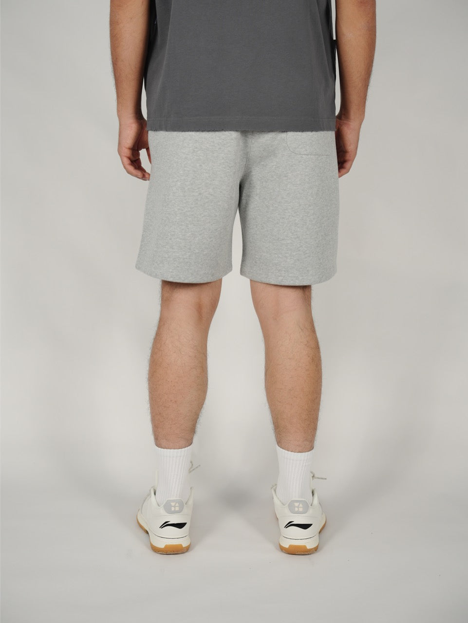 Scuba Knit Shorts Grey