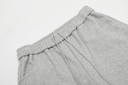 Scimitar-Silhouette Sweatpants Grey
