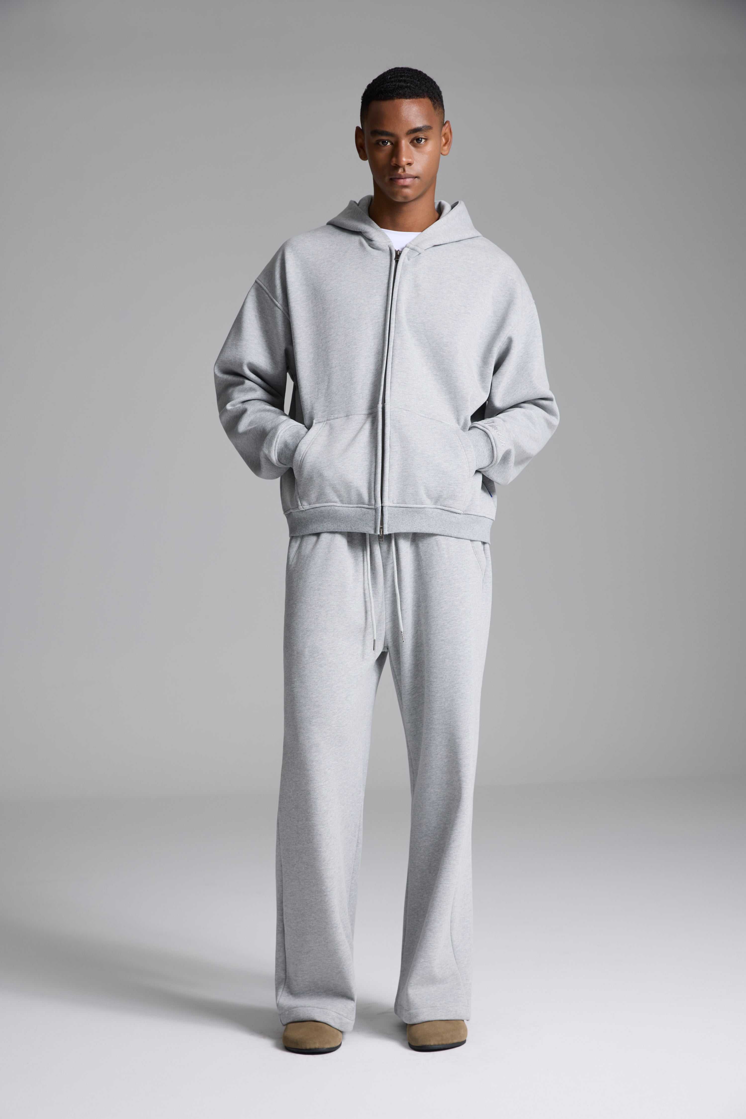 LINDEN Zip Jacket Grey