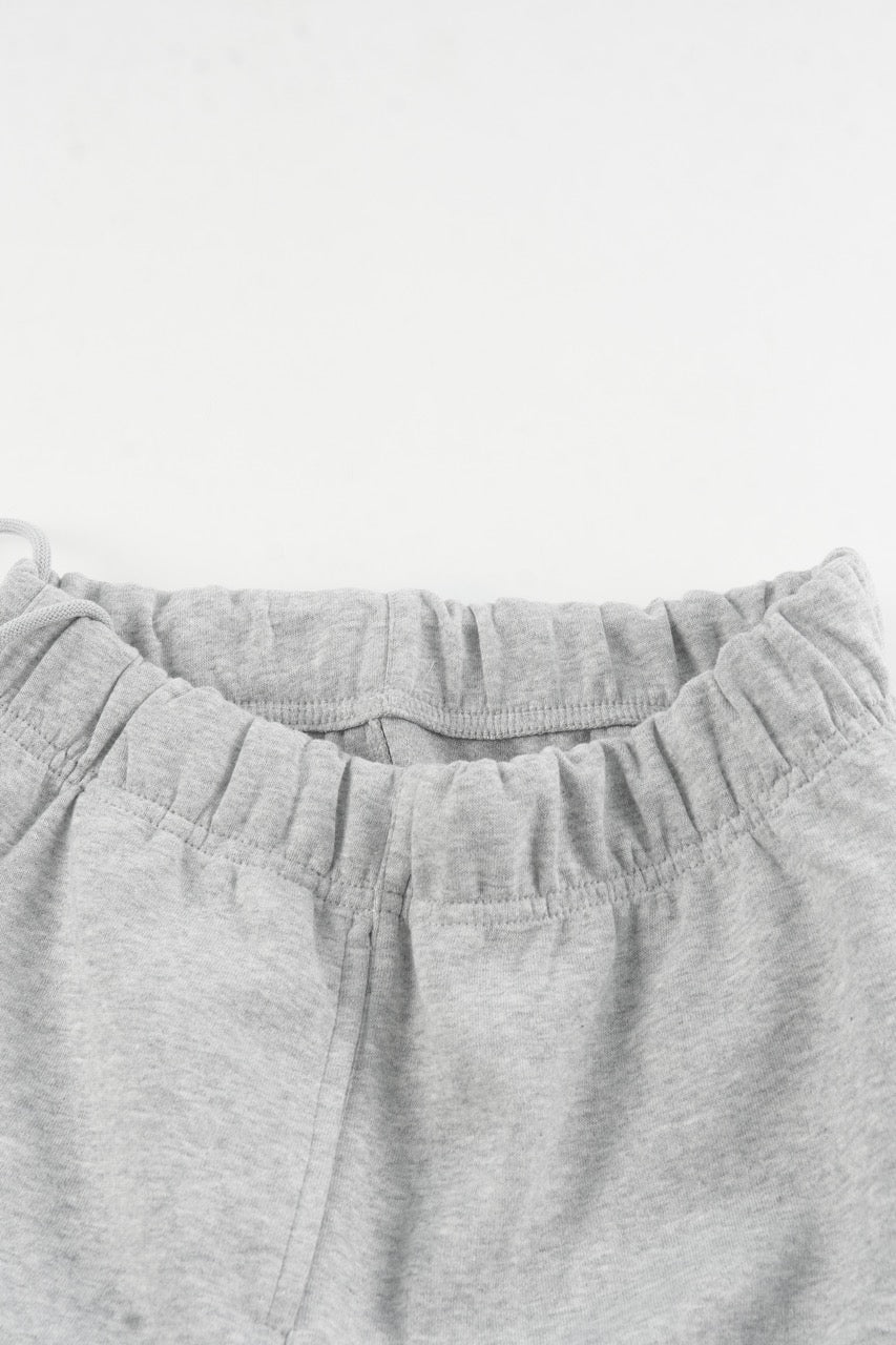 Scuba Knit Shorts Grey