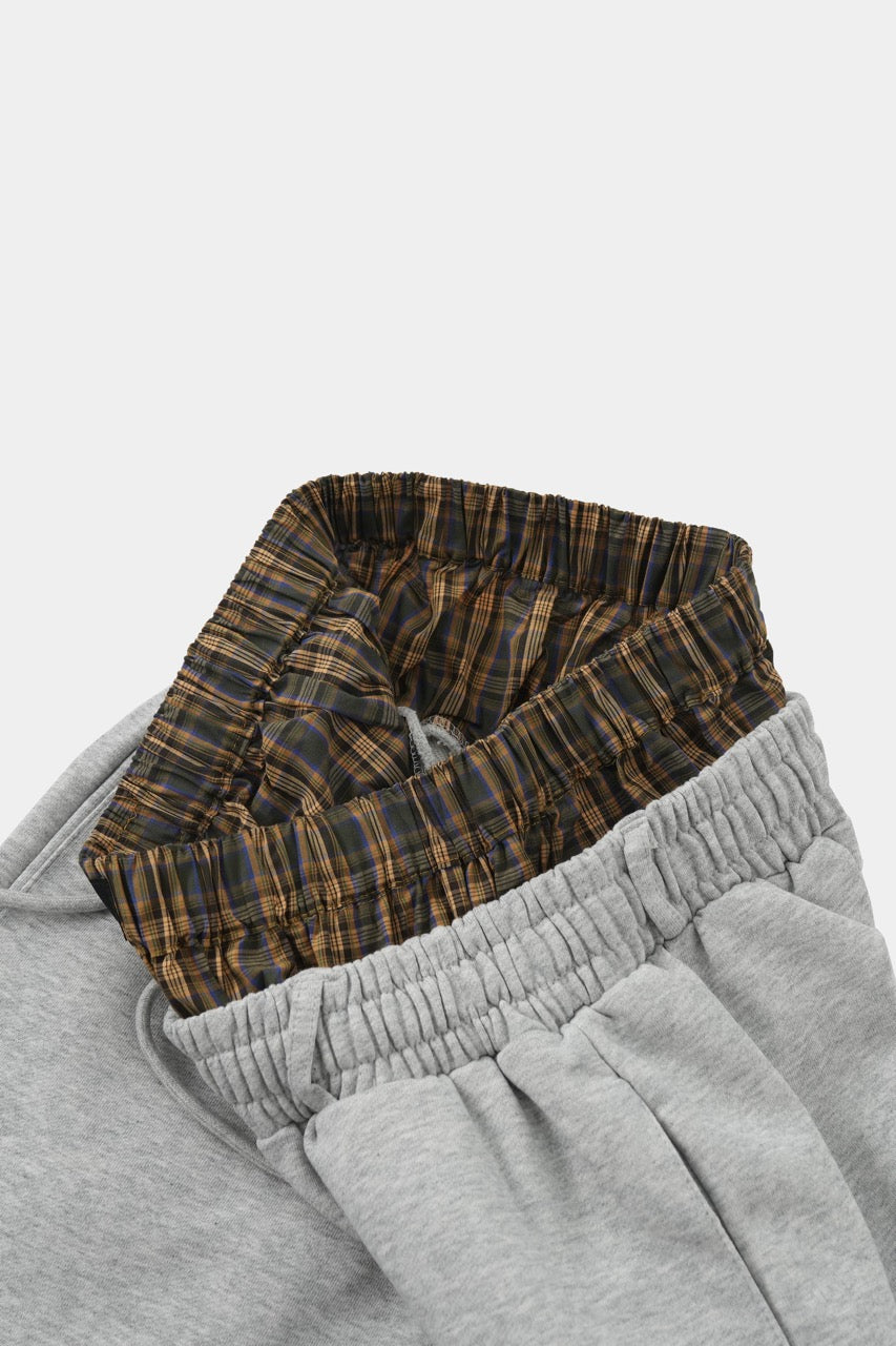 Double-Waist sweatpants Grey