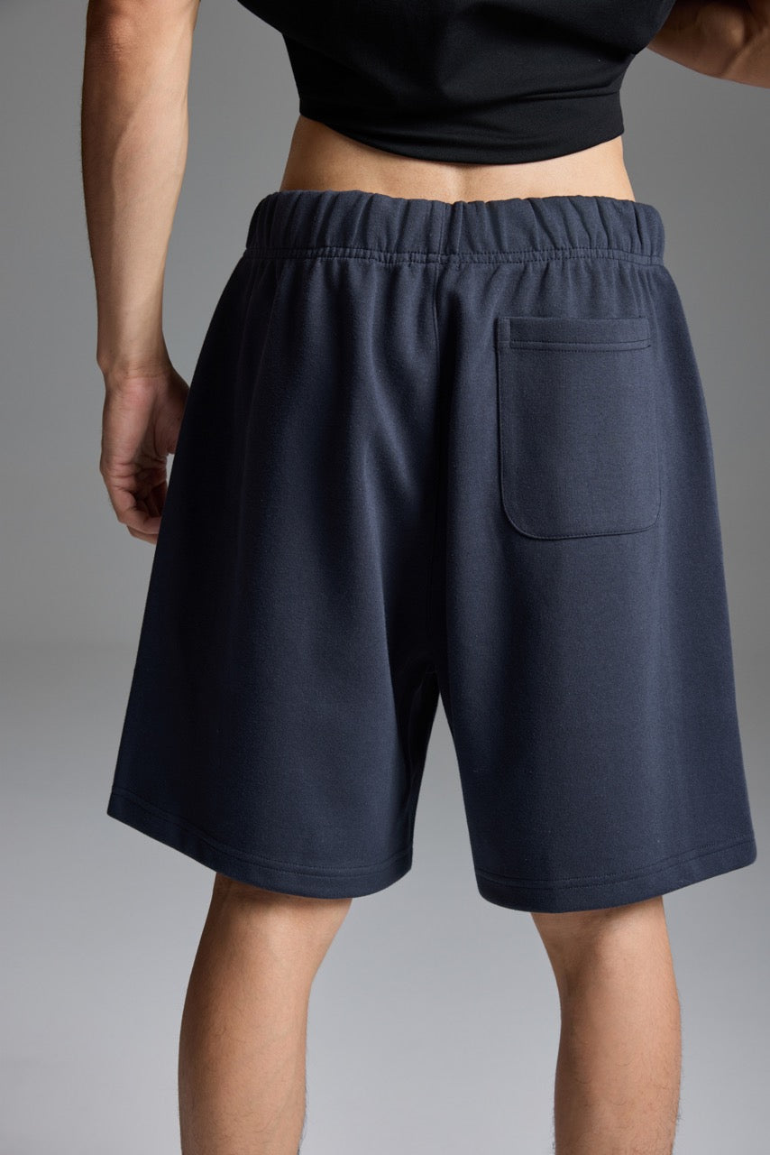 Scuba Knit Shorts Navy